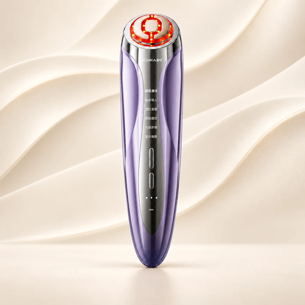 KONKA 6-in-1 on an ivory wave backdrop